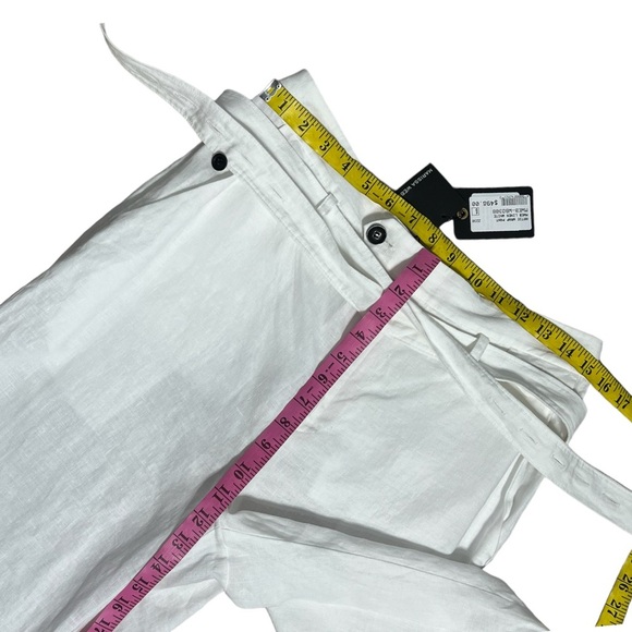 Marissa Webb White Linen Trouser Pants size 6 - Picture 7 of 8